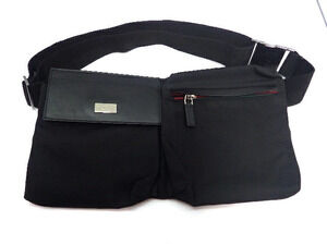 Gucci Bag Black Bum Crossbody Waist Black